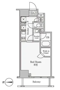レジディア御茶ノ水III【2階】の間取り