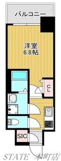 レジュールアッシュTAISHO LEGANT【3階】の間取り