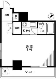 アズール上野【7階】の間取り