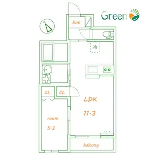 新築藤沢マンション【3階】の間取り