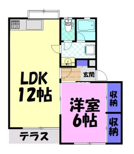 アザレヤサンハイム B【2階】の間取り
