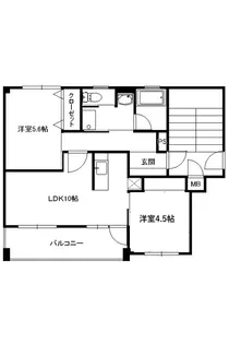 井上マンション【3階】の間取り