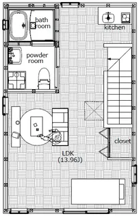 From 1st omotesando デザイナーズ【2階】の間取り