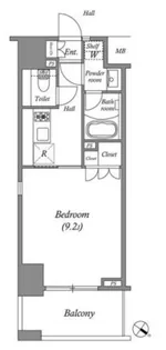 ザ・レジデンス赤坂檜町【3階】の間取り