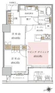 東京都港区芝浦4【マンション】の間取り