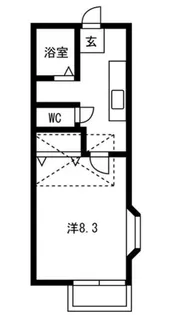 アイビー【1階】の間取り