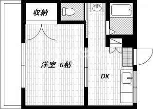 メゾン・ウエスト・ドリーム【3階】の間取り
