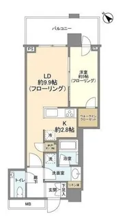 クロスエアタワー【31階】の間取り