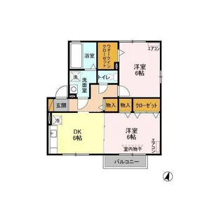 ブルーノート B【2階】の間取り