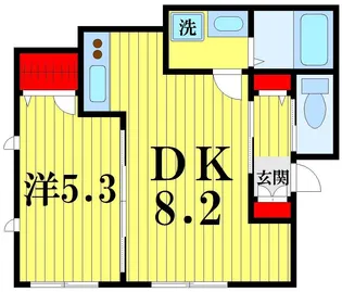 サンフィールド【1階】の間取り