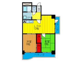 CASA SOLAR【3階】の間取り