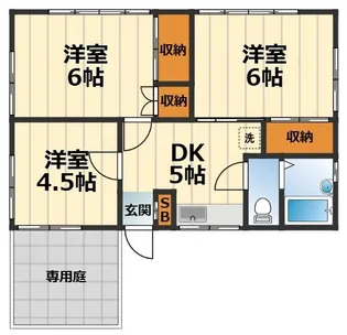 メゾン小林2【1階】の間取り
