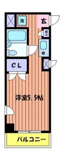 ONE’sRESIDENSE立川錦町【1階】の間取り