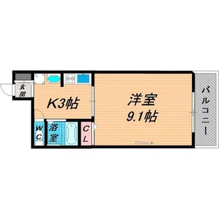 ラ・ルミエール【5階】の間取り