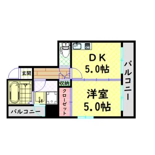 ドームII【5階】の間取り