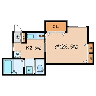 エスポア北砂【1階】の間取り