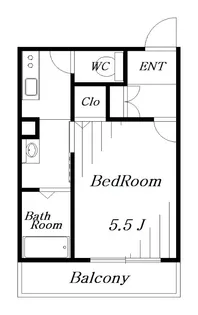 MELDIA東千葉II【2階】の間取り