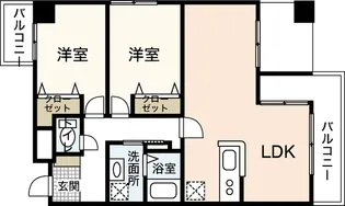 セジュールHARA【8階】の間取り