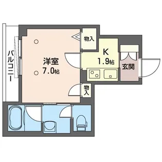 ベレオ富士見台【2階】の間取り