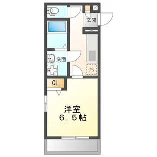 フルール野並【3階】の間取り