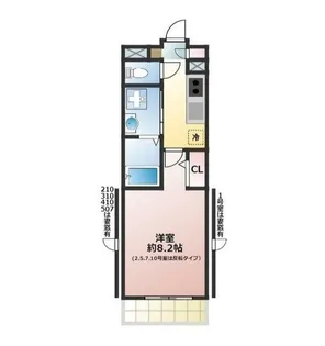 シエル【2階】の間取り