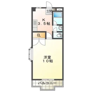 エクセレント栗真【3階】の間取り