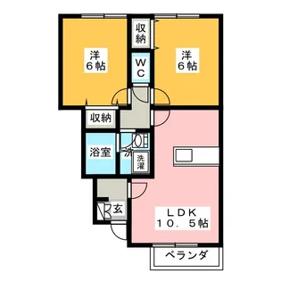 センチュリー3【1階】の間取り