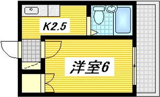 東雲ハイツ【1階】の間取り