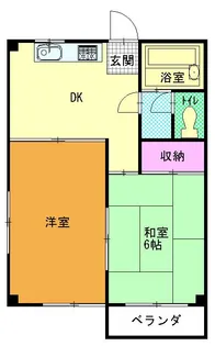 ハイツモンシェリー【1階】の間取り