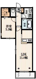 マイン南吉祥寺【1階】の間取り