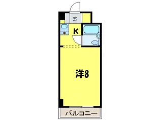 グリーンハイツ北野田【2階】の間取り