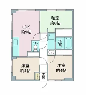 クレセール・フジ【3階】の間取り