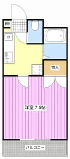 エスポワールI【3階】の間取り