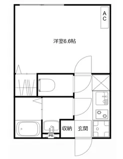 MQuarto志木【2階】の間取り