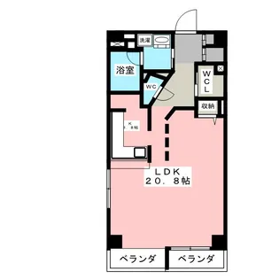 Granmast鶴舞【4階】の間取り