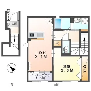ATB天谷【2階】の間取り