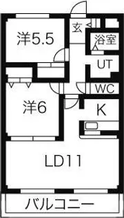 プレジール・マ・メゾン【3階】の間取り