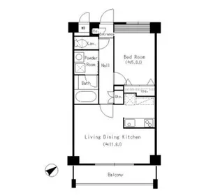 リトスメラン永田【3階】の間取り