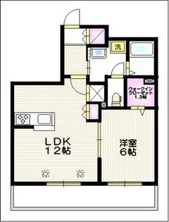 シャルマン南鳩ケ谷【3階】の間取り