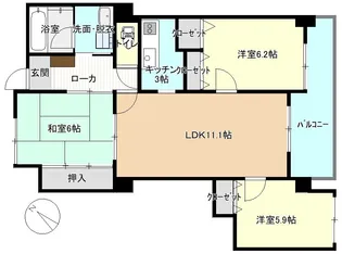 アールグレイス【2階】の間取り