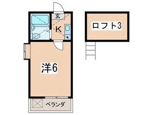 YKマンション【2階】の間取り