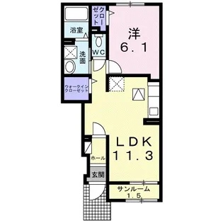 Linker A【1階】の間取り