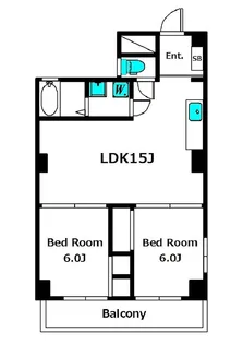 パークサイド竹虎【2階】の間取り