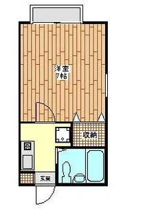 フリーアヴェニュー【2階】の間取り