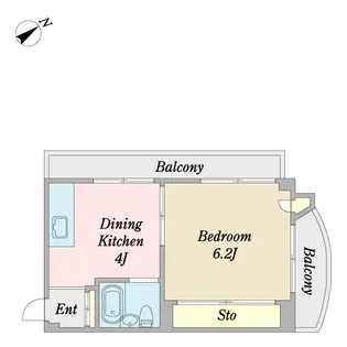 船堀パールガーデン【2階】の間取り