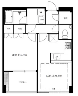 ピアース中目黒【3階】の間取り