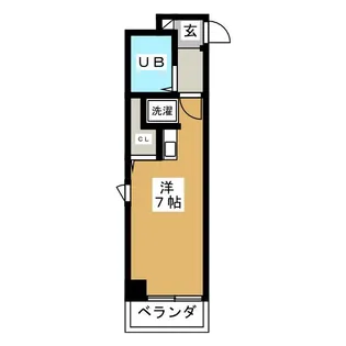 ガーデンコート湯島【2階】の間取り