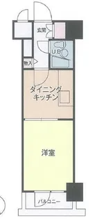 ダイアパレスいわき中央【4階】の間取り