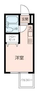 晴嵐マンション【3階】の間取り