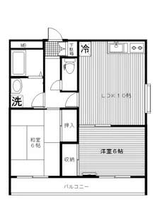 関野マンション【2階】の間取り